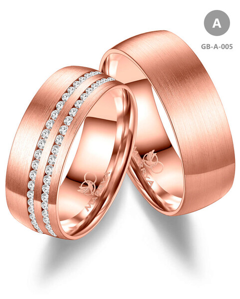 Trauringe Partnerringe aus Gold GB-005