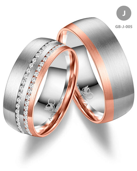 Trauringe Partnerringe aus Gold GB-005