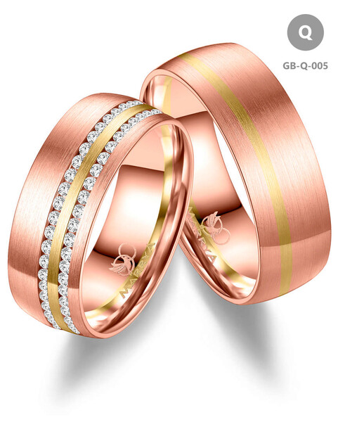 Trauringe Partnerringe aus Gold GB-005