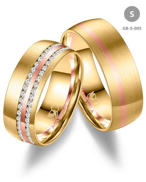 Trauringe Partnerringe aus Gold GB-005