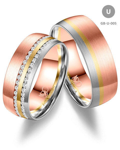Trauringe Partnerringe aus Gold GB-005