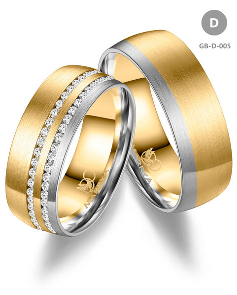 Trauringe Partnerringe aus Gold GB-005