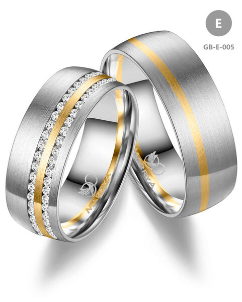 Trauringe Partnerringe aus Gold GB-005
