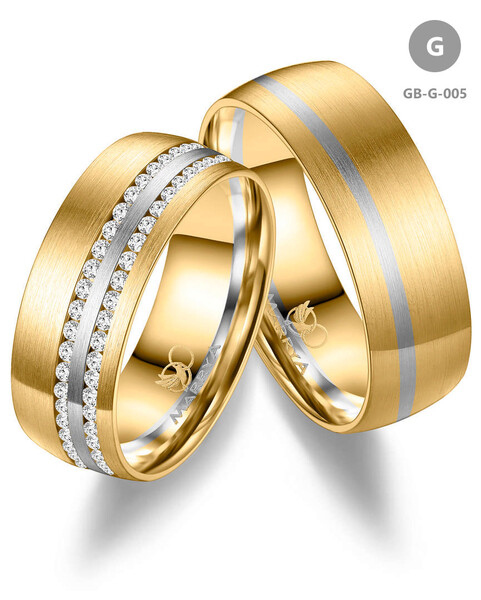 Trauringe Partnerringe aus Gold GB-005