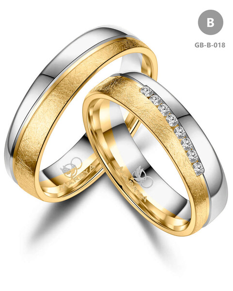 Trauringe Partnerringe aus Gold GB-018