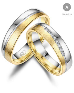 Trauringe Partnerringe aus Gold GB-018