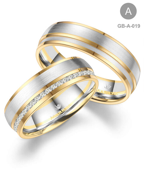Trauringe Partnerringe aus Gold GB-019