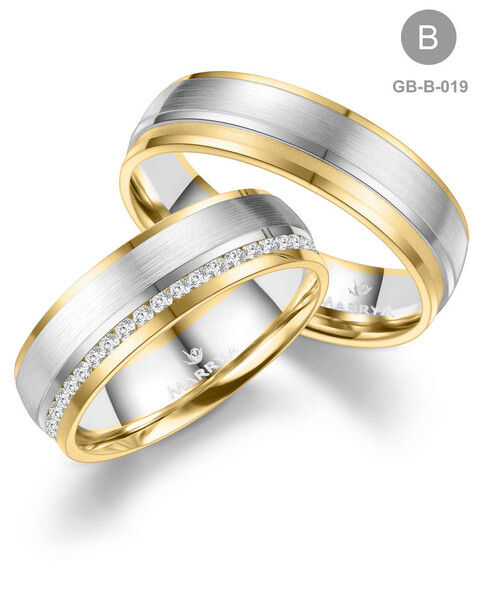 Trauringe Partnerringe aus Gold GB-019
