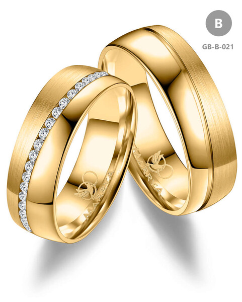Trauringe Partnerringe aus Gold GB-021