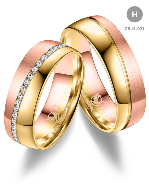 Trauringe Partnerringe aus Gold GB-021