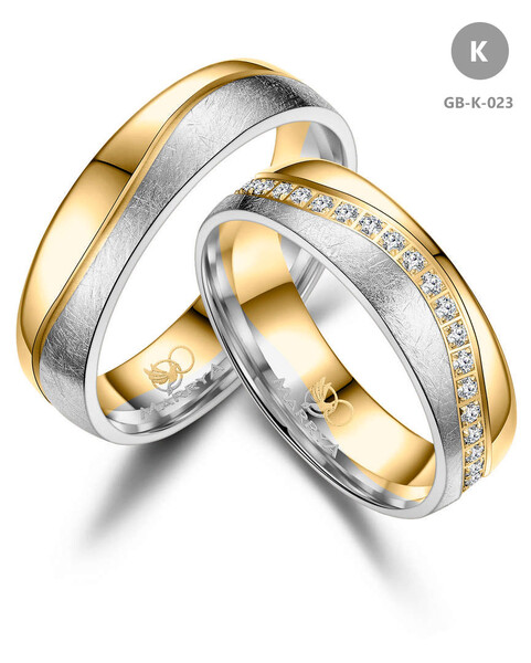 Trauringe Partnerringe aus Gold GB-023