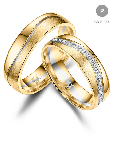Trauringe Partnerringe aus Gold GB-023