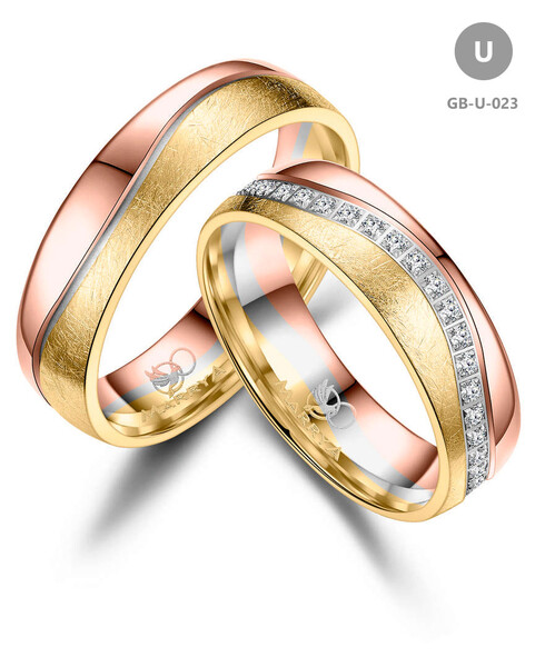 Trauringe Partnerringe aus Gold GB-023