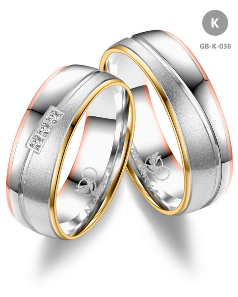 Trauringe Partnerringe aus Gold GB-036