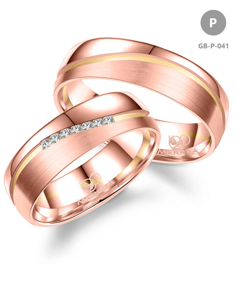 Trauringe Partnerringe aus Gold GB-041