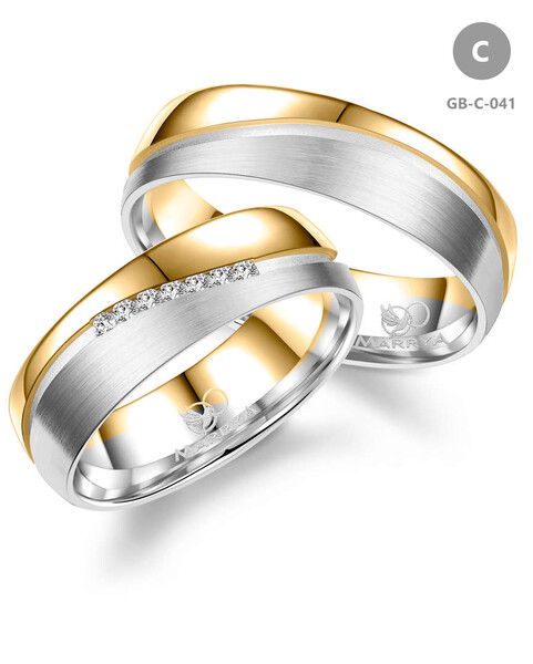 Trauringe Partnerringe aus Gold GB-041