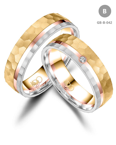 Trauringe Partnerringe aus Gold GB-042