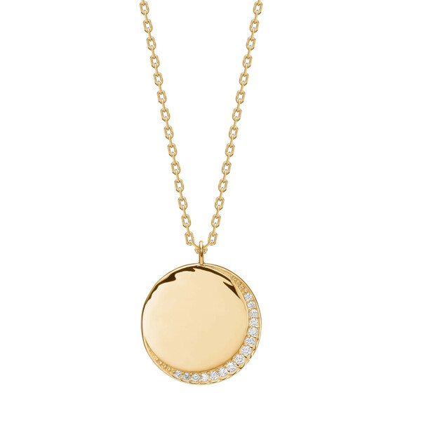 Damenhalskette SaraNor aus Gold mit Zirkonia