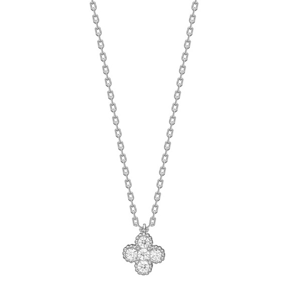 Damenhalskette SigneNor aus Gold mit Zirkonia