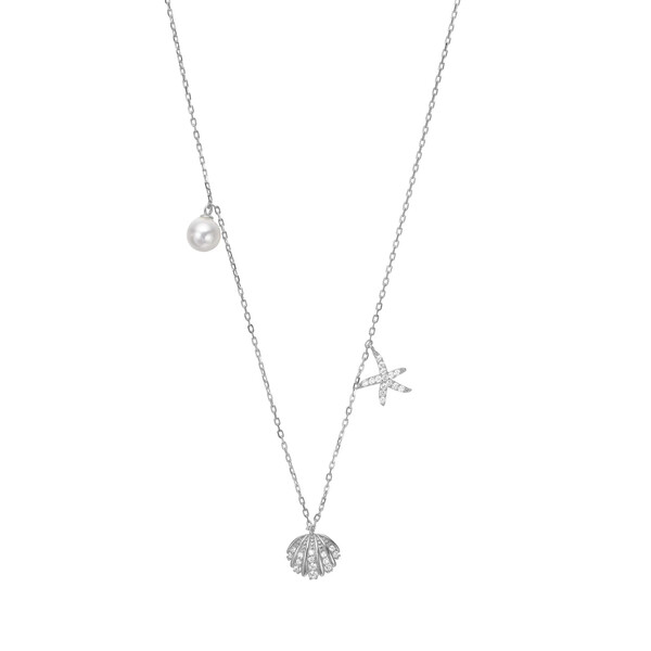 Damenhalskette SelinaNor aus Gold mit Zirkonia