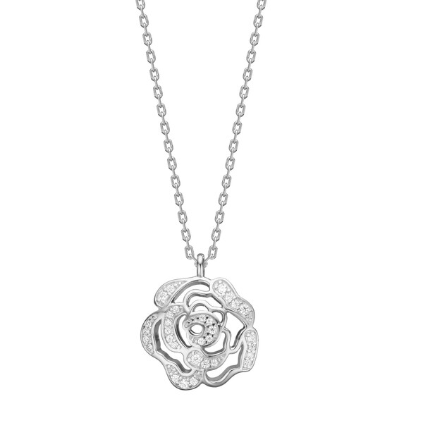 Damenhalskette SandraNor aus Gold mit Zirkonia