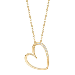 Damenhalskette RiveraNor aus Gold mit Zirkonia