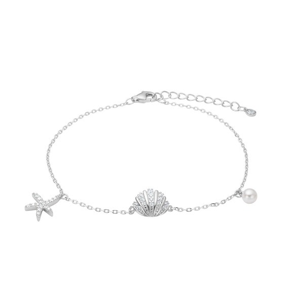 Armband SelinaNor aus Silber mit Zirkonia und Perle