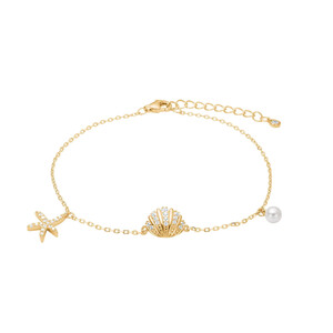 Armband SelinaNor aus Silber mit Zirkonia und Perle