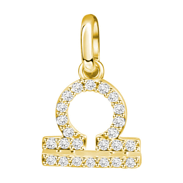Sternzeichen Anh�nger aus Gold mit Zirkonia