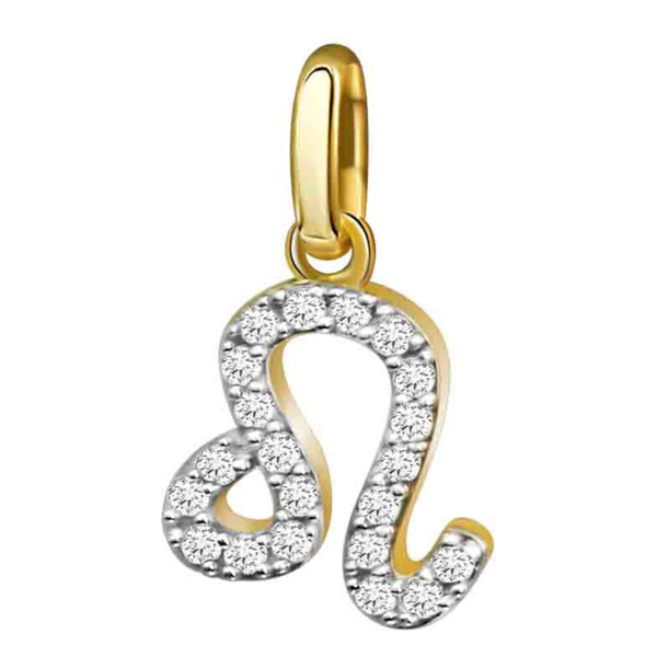 Sternzeichen Anh�nger aus Gold mit Zirkonia