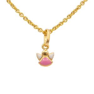 Kinderanh�nger Engel in Gold