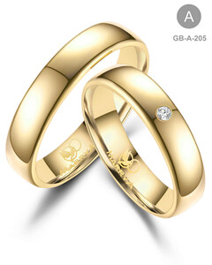 Trauringe Partnerringe aus Gold GB-205
