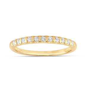 Antragsring aus Gold mit Diamanten