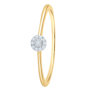 Antragsring aus Gold mit Diamanten