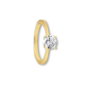 Antragsring aus Gold mit Zirkonia