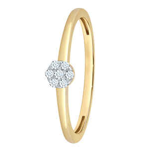 Antragsring aus Gold mit Diamanten