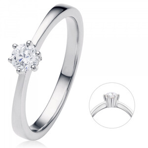 Antragsring aus Wei�gold mit Diamant