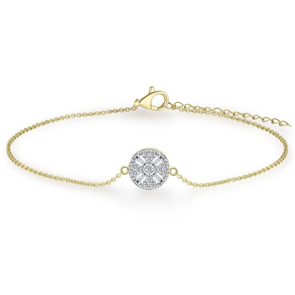 Armband Silber vergoldet mit Zirkonia