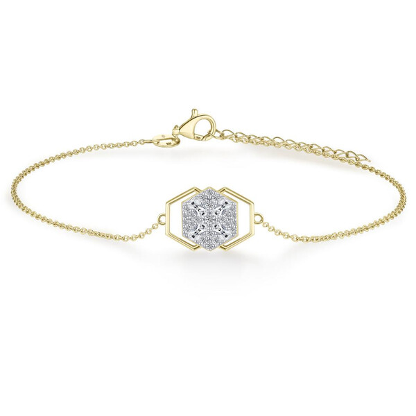 Armband Silber vergoldet mit Zirkonia