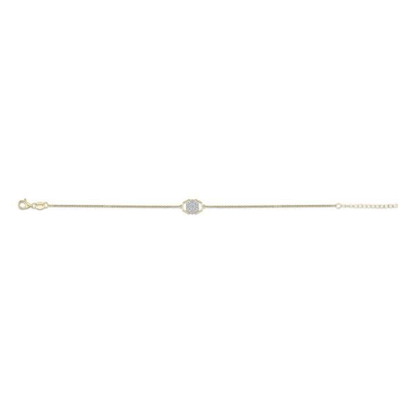 Armband Silber vergoldet mit Zirkonia