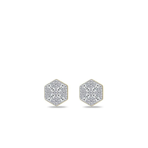 Ohrringe Silber vergoldet mit Zirkonia