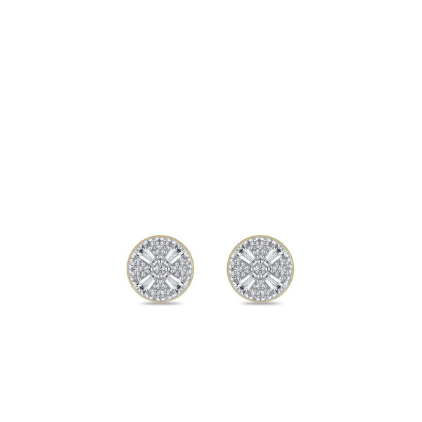 Ohrringe Silber vergoldet mit Zirkonia