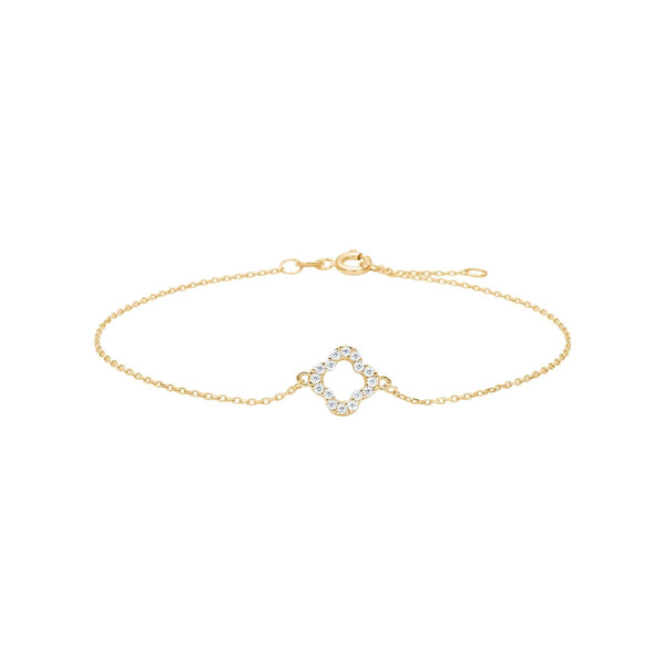 Nordahl Andersen Armband 8K Gold mit Zirkonia
