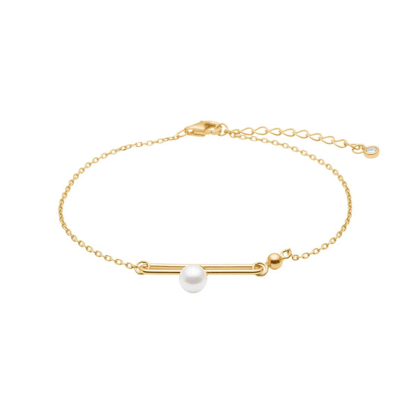 Nordahl Andersen Armband vergoldet mit Perle