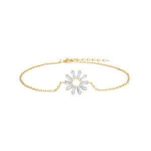 Armband RosettaNor aus Silber mit Vergoldung & Zirkonia