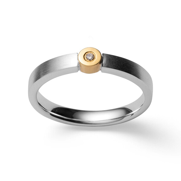 Nordahl Andersen Ring aus Silber mit brilliantem Diamant