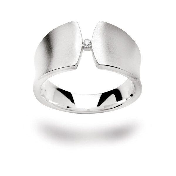 Nordahl Andersen Ring aus Silber mit brilliantem Diamant