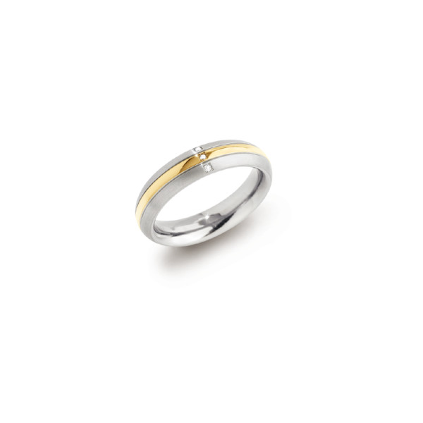 Boccia Titanium Damen Brillant Ring-0131-04 Produktbild