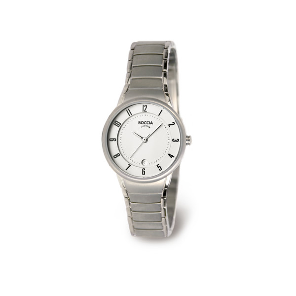 Boccia Classic Damen Uhr Silber 3158-01 Produktbild