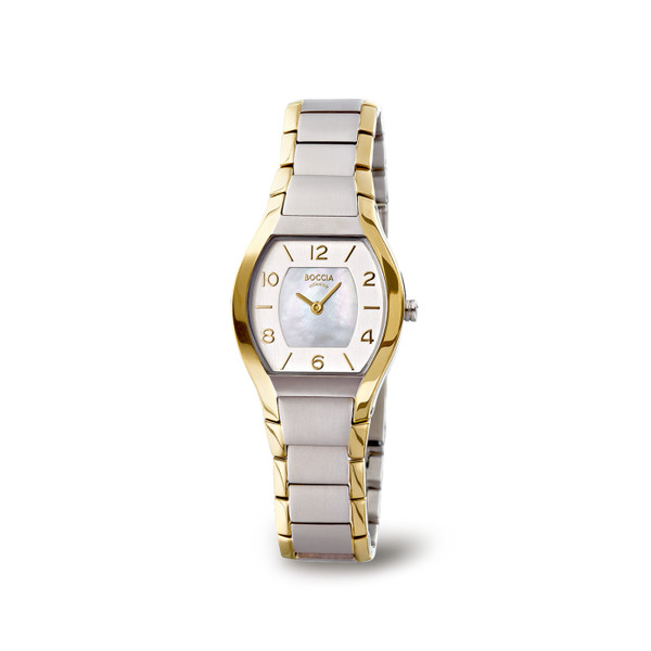 Boccia Style Damen Uhr Silber/Gold 3174-02 Produktbild